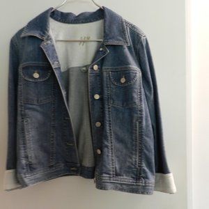 J, JILL DENIM JACKET